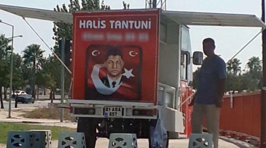 Şehit Halisdemir&rsquo;in Fotoğrafı Ve Adıyla Tantuni Satan Kişi Tepki &Ccedil;ekti