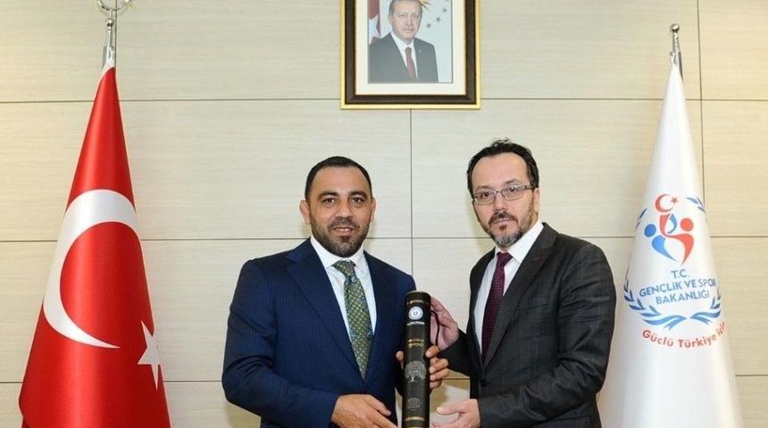 Rekt&ouml;r Bircan&rsquo;dan Hamza Yerlikaya&rsquo;ya Ziyaret