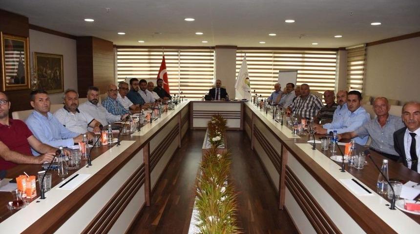 Muhtalarla Toplantılar Tamamlandı