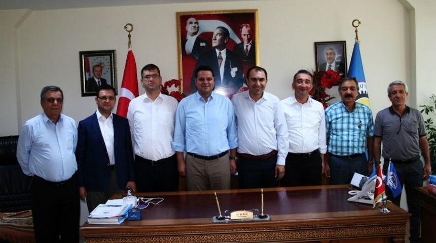 Vali Yardımcıları Ve Kaymakamlardan Başkan Berge&rsquo;ye Ziyaret