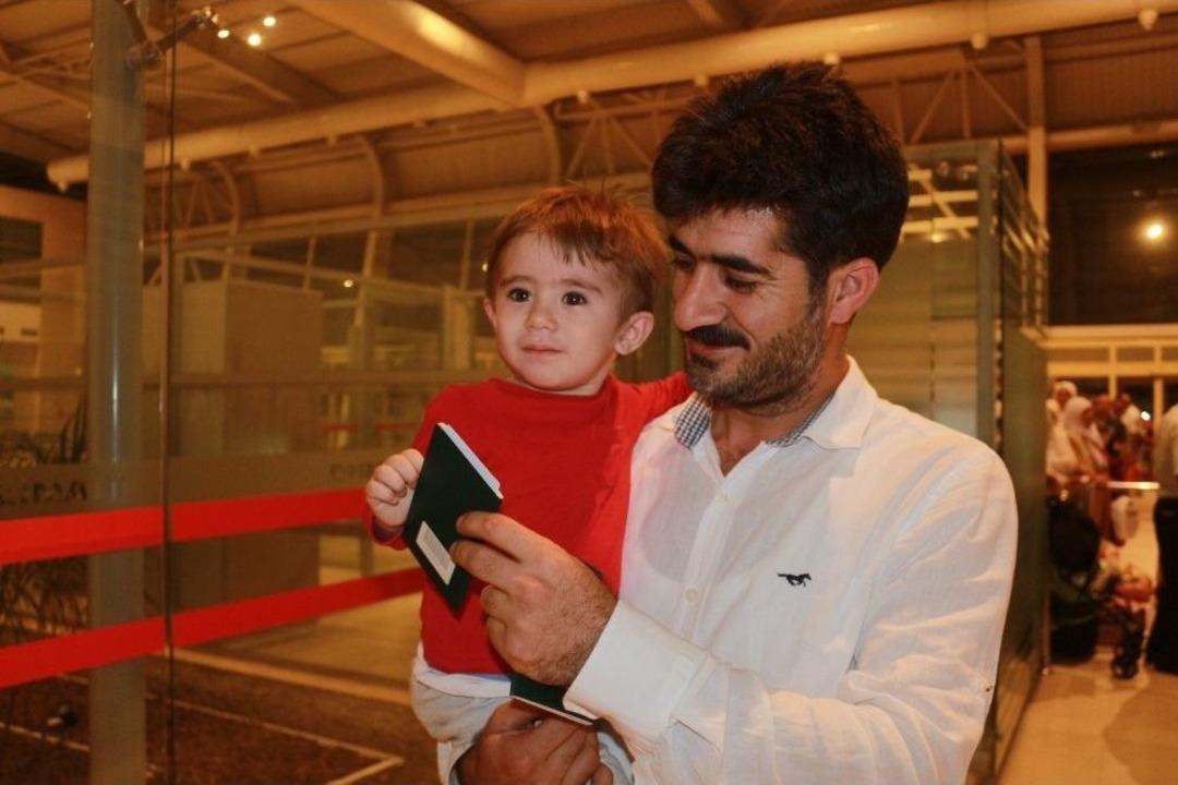 Adıyaman&rsquo;ın En K&uuml;&ccedil;&uuml;k Hacısı 18 Aylık Ali Semih U&ccedil;ar Oldu