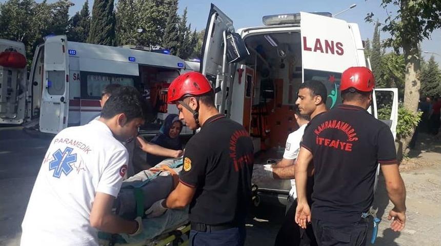 Kahramanmaraş&rsquo;ta Trafik Kazası: 3&rsquo;&uuml; Ağır 12 Yaralı