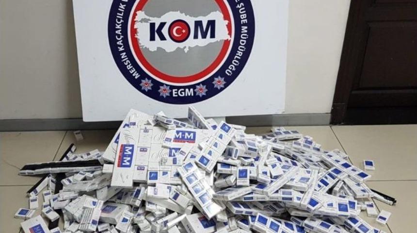Mersin&rsquo;de Ka&ccedil;ak Sigara Operasyonu