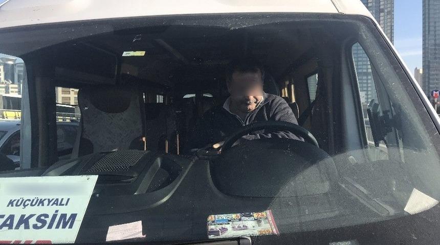 (&ouml;zel) Zincirlikuyu&rsquo;da &ldquo;bonzai&rdquo; Etkisindeki Servis Şof&ouml;r&uuml; Direksiyon Başında Sızdı