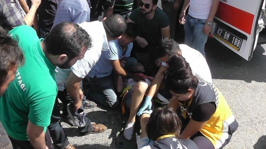 Otomobilin &Ccedil;arptığı &Ccedil;ocuk Yaralandı