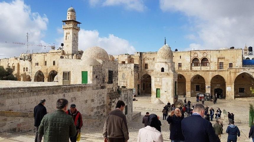 İstanbul B&uuml;y&uuml;kşehir Belediyesi Meclisi &Uuml;yelerinden Kud&uuml;s&rsquo;e Ziyaret
