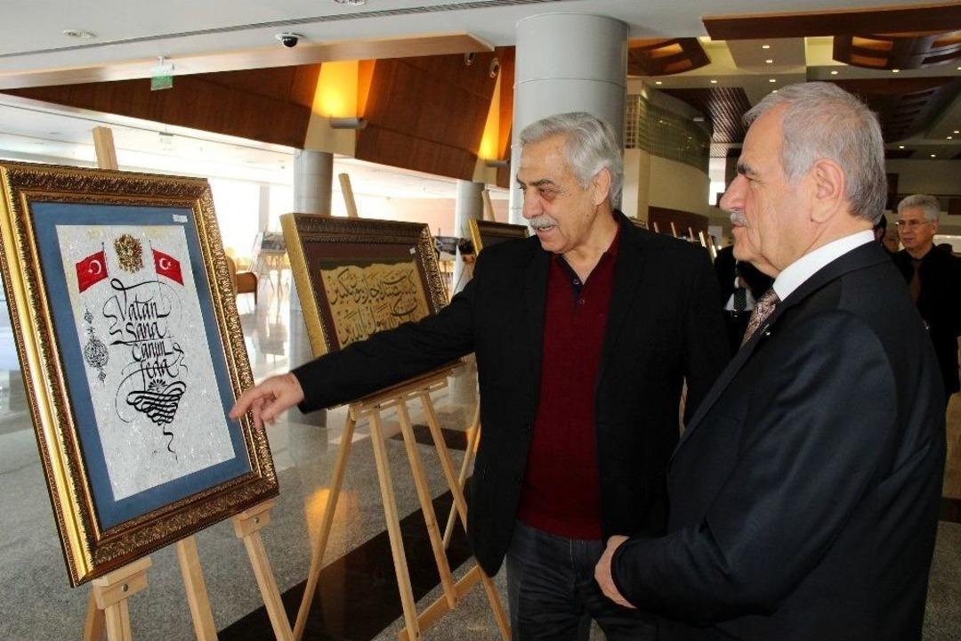 Msk&uuml;&rsquo;de Hat Ve Kaligrafi Sergisi