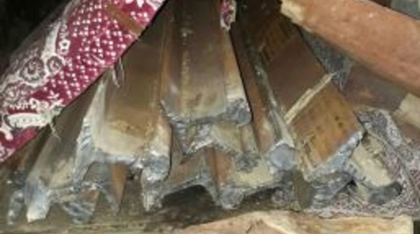 Tren Raylarını &Ccedil;alan Hırsızlar Yakalandı