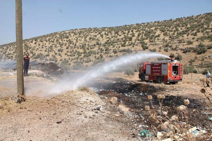 Midyat’ta Ormanlık Alanda Çıkan Yangın Sürüyor G4