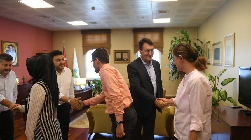 Başkan D&uuml;ndar Personel İle Bayramlaştı