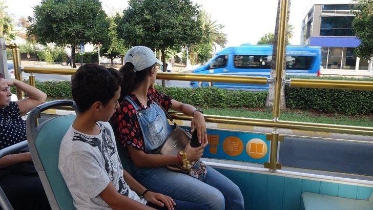 Mersin Sahillerinde "üstü Açık Otobüs" Seferleri Başladı G2