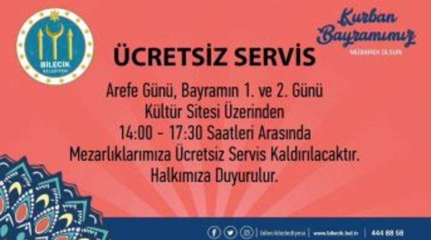 Bayramda Mezarlıklara &Uuml;cretsiz Ulaşım