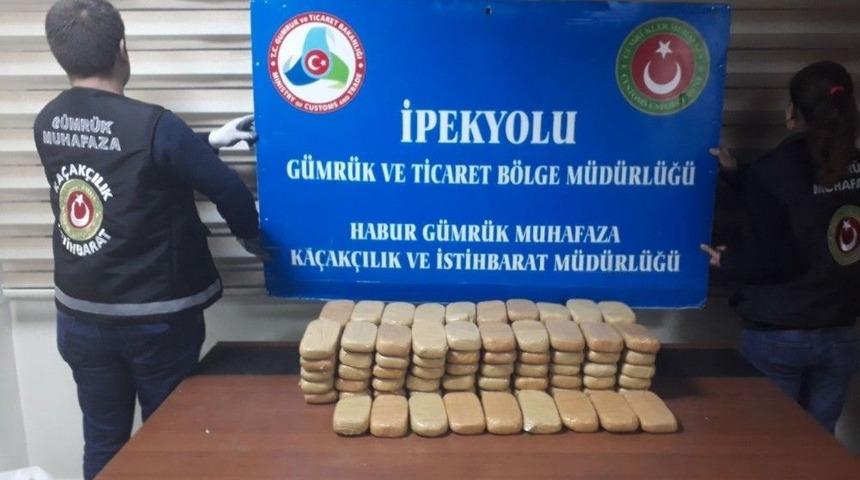 Habur&rsquo;da 11 Milyon Tl Değerinde Eroin Ele Ge&ccedil;irildi