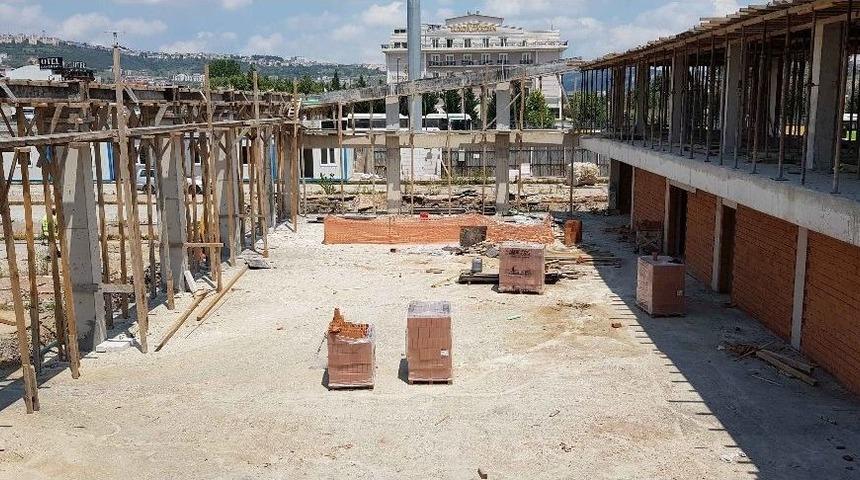 İtfaiye Terminal Müfreze Binası Yükseliyor