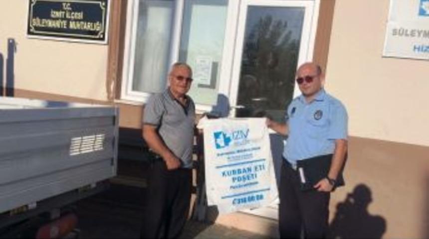 İzmit Belediyesi&rsquo;nden 30 Bin Kurban Poşeti