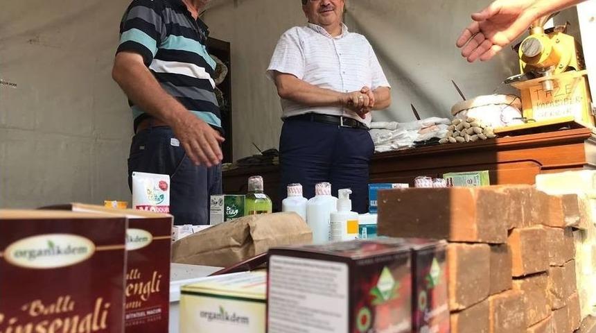 Başkan Can &rsquo;alışveriş G&uuml;nleri&rsquo; Etkinlik Alanında Vatandaşlarla Buluştu