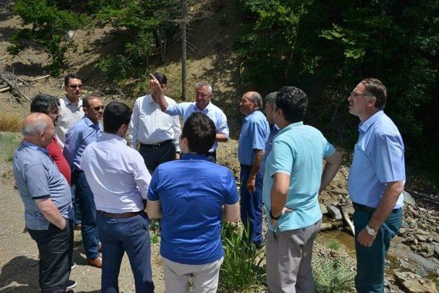 Kütahya Ve Uşak İl Özel İdaresi, Gediz Muratdağı Termal Kayak Merkezi’nde İncelemelerde Bulundu