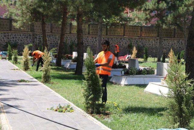 Hava Şehitliği Peyzaj Çalışmalarında Sona Gelindi