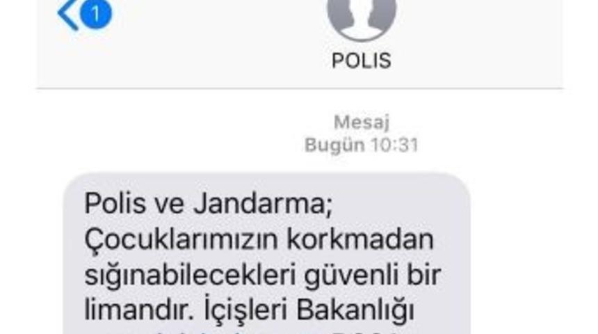 Polis&rsquo;ten &lsquo;g&uuml;venli&rsquo; Sms