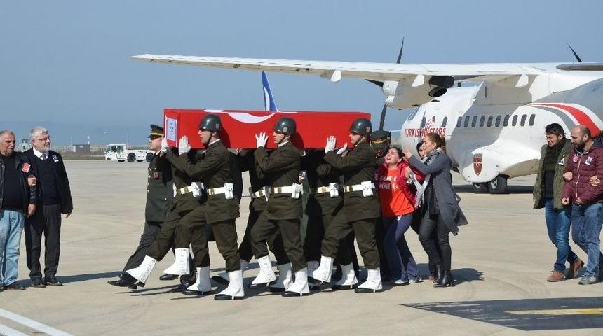 Afrin Şehidinin Naaşı Ordu&rsquo;ya Getirildi