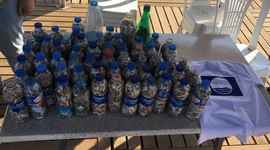 Minikler Yerlerden &Ccedil;&ouml;p Toplayarak &Ouml;rnek Oldu