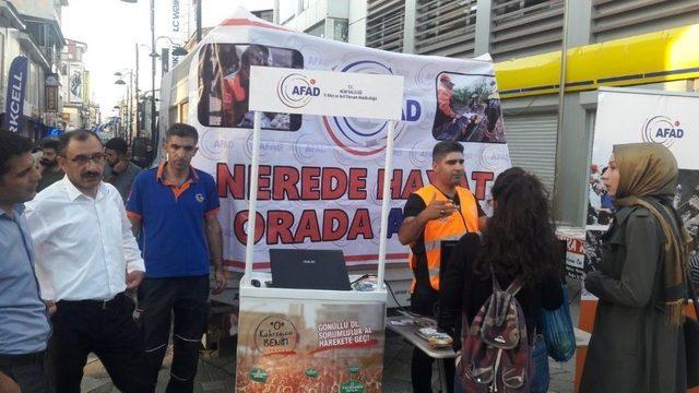 Ağrı Afad Marmara Depremini Unutmadı