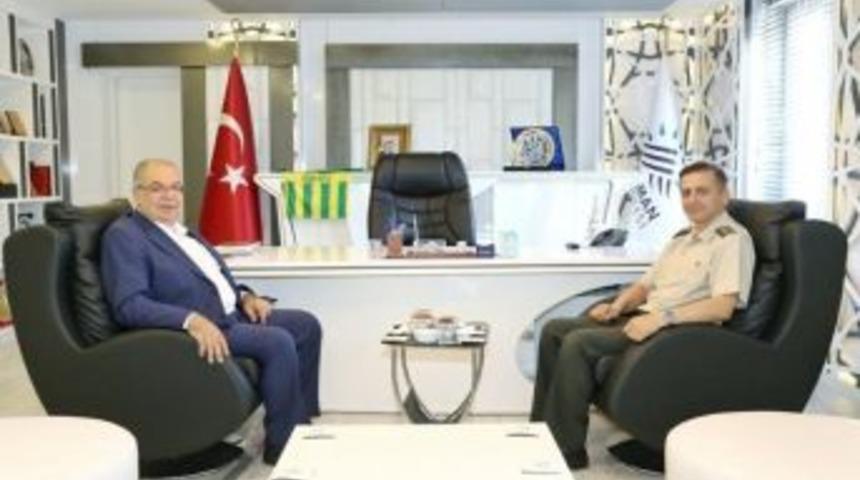 Albay G&uuml;rfidan Başkan Kutlu İle Bir Araya Geldi