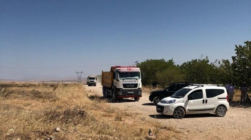 Ak&ccedil;adağ&rsquo;da Yol Eylemi