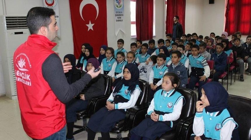 Gen&ccedil;lere Afet Bilinci Eğitimi Verildi