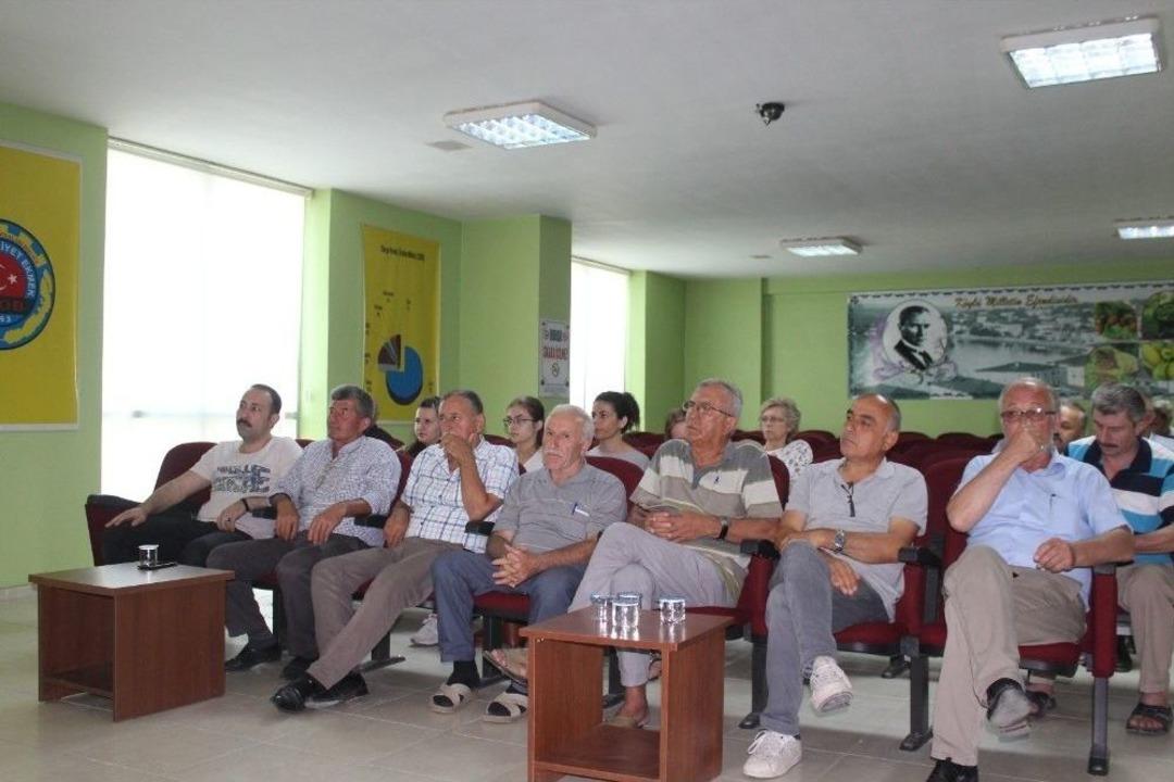 Hasat &Ouml;ncesi Fındık &Uuml;reticilerine Eğitim Verildi