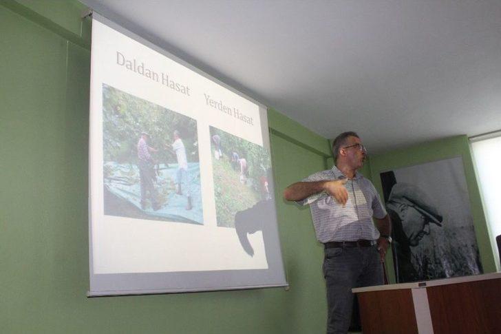 Hasat Öncesi Fındık Üreticilerine Eğitim Verildi G1