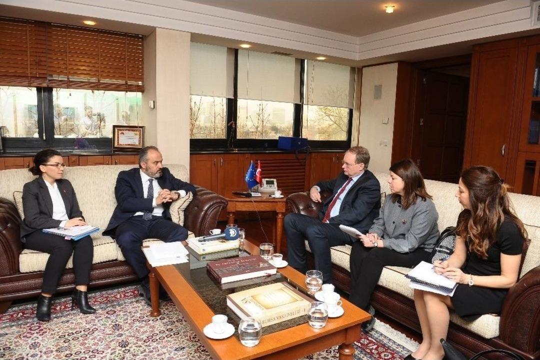 Ab T&uuml;rkiye Delegasyonu Başkanı Berger Bursa&rsquo;da