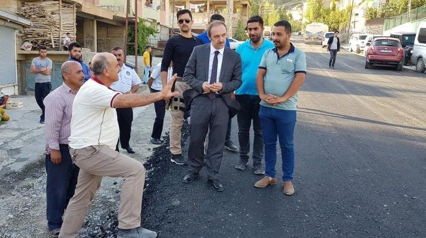 Hakkari Yeni Mahalle Asfalta Kavuşuyor