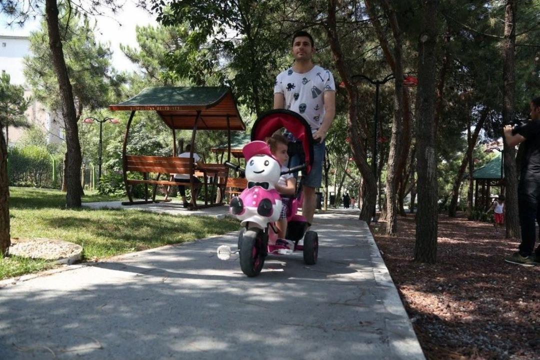 Ey&uuml;psultan&rsquo;daki Şehit Er İbrahim Candemir Parkı Yenilendi