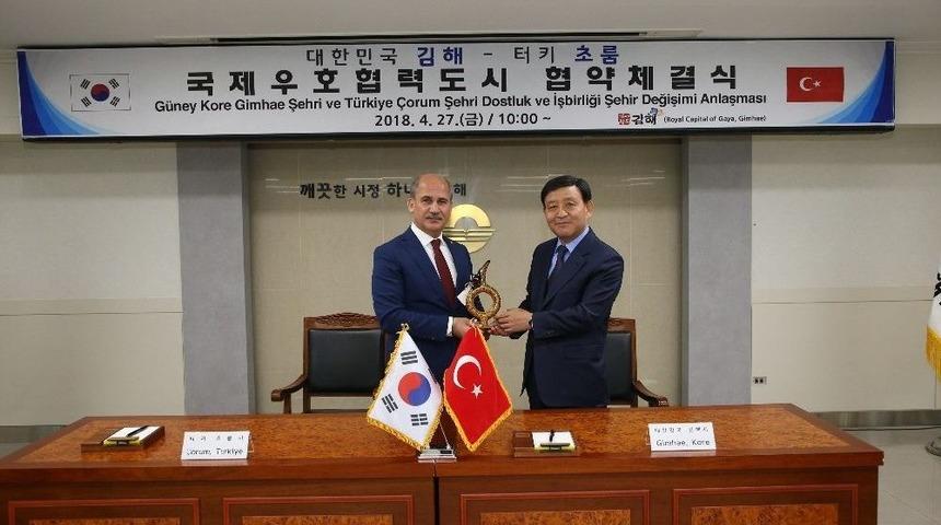 Kardeş Şehir Güney Kore Heyeti Çorum’da