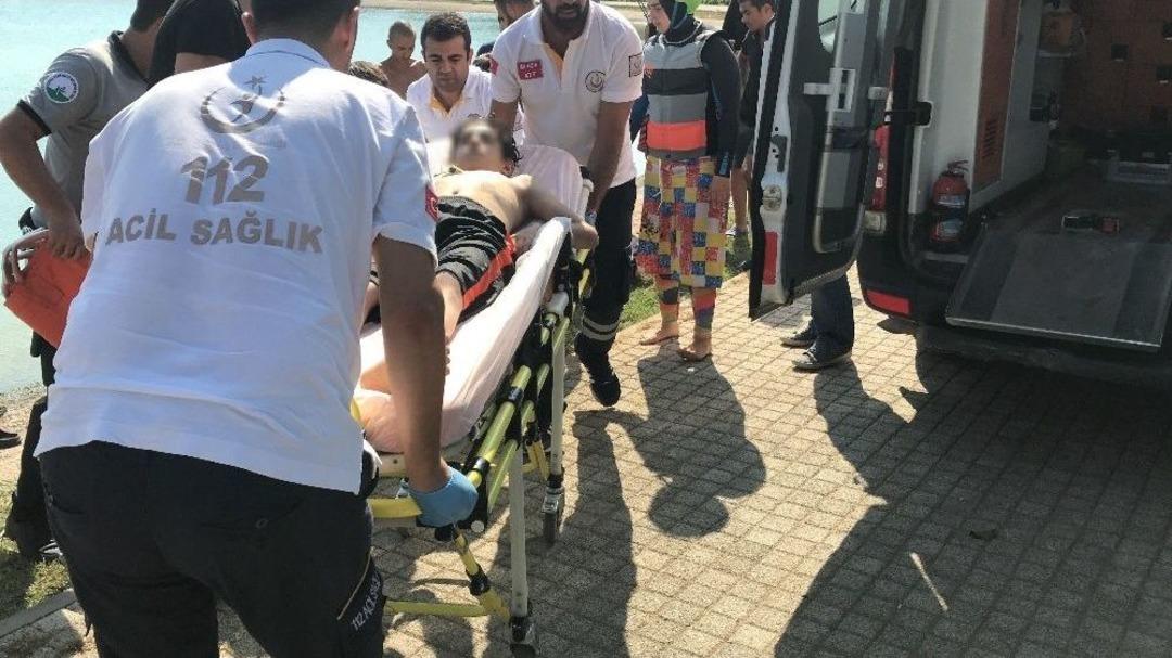 Ka&ccedil;ak Girdiği G&ouml;lette Boğulma Tehlikesi Atlatan &Ccedil;ocuk Yoğun Bakımda