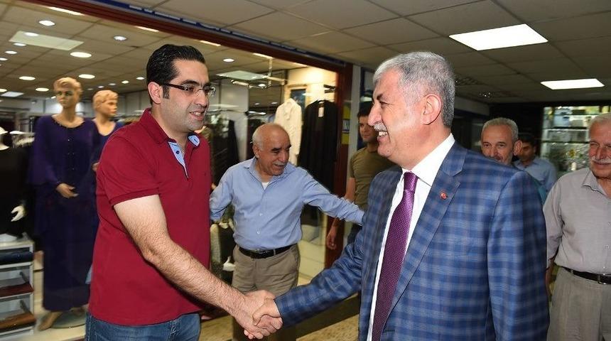 Başkan Polat Kapalı &Ccedil;arşı Esnaflarıyla Bir Araya Geldi