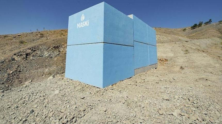 Hacıyusuflar&rsquo;a 30 Tonluk Prefabrik Su Deposu