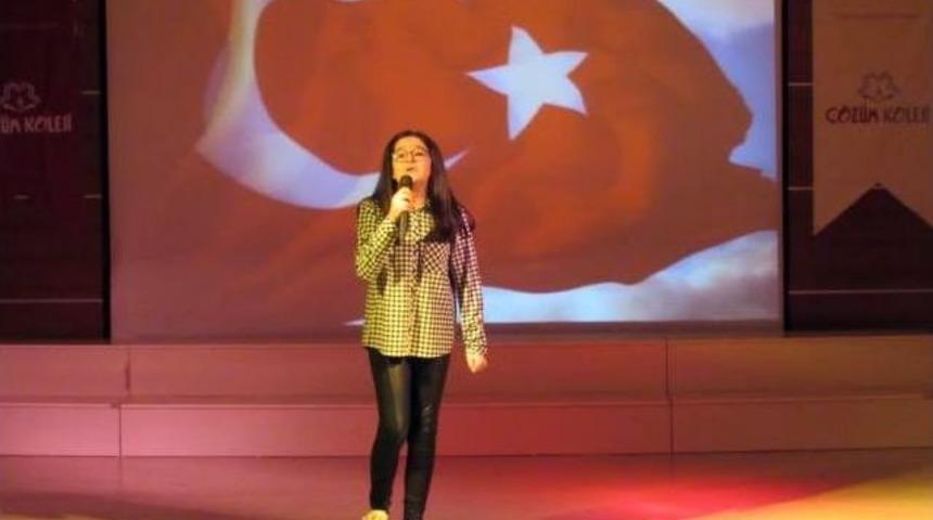 &Ccedil;&ouml;z&uuml;m Koleji&rsquo;nde İstiklal Marşı&rsquo;nı En G&uuml;zel Okuma Yarışması Yapıldı
