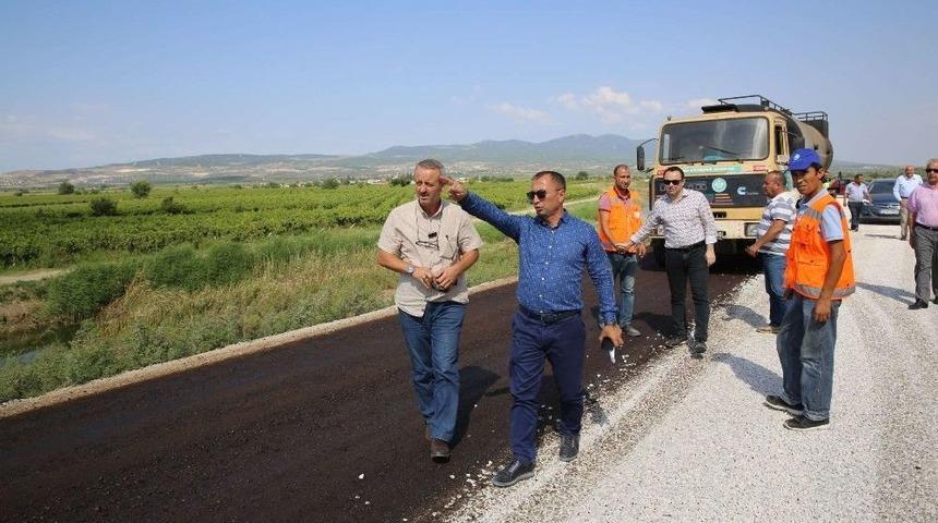 Yeşilk&ouml;y-&ccedil;avuşoğlu Yoluna 17 Kilometrelik Asfalt