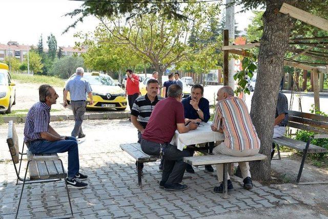 Başkan Ahmet Ataç’tan Taksicilere Ziyaret