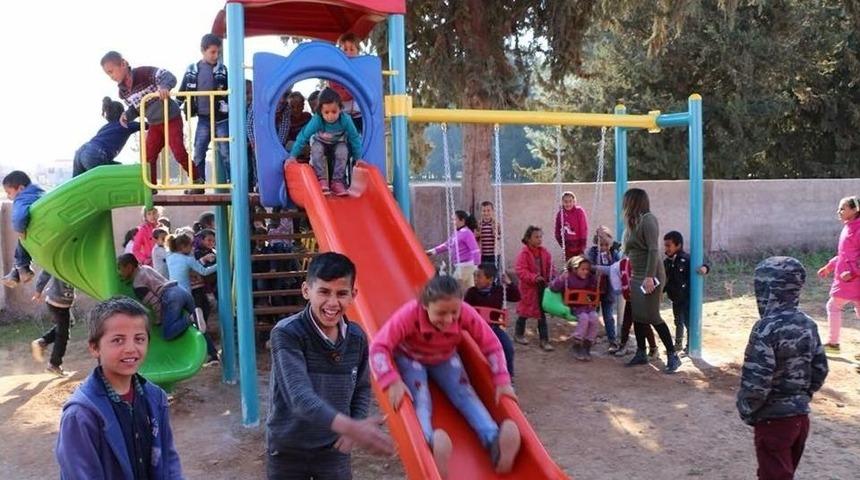 Harran&rsquo;da &Ouml;ğrenciler İ&ccedil;in Oyun Parkı Yapıldı