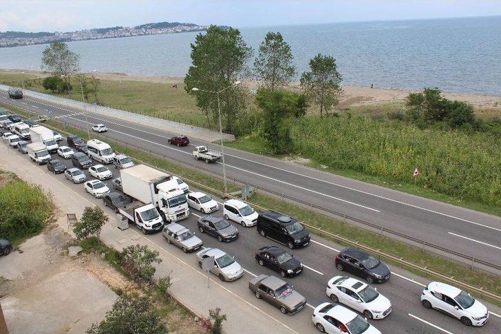 Karadeniz’de İstanbul’u Aratmayan Trafik G1
