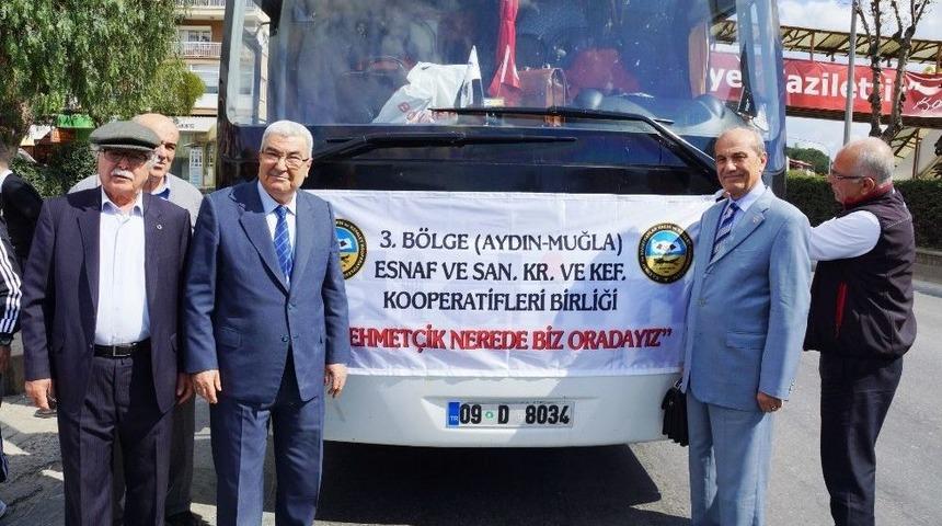 Mehmet&ccedil;ik&rsquo;e Destek İ&ccedil;in Aydın&rsquo;dan Hatay&rsquo;a Gittiler