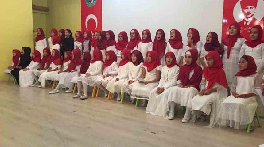 Erdek&rsquo;te Yaz Kuran Kursları Sona Erdi