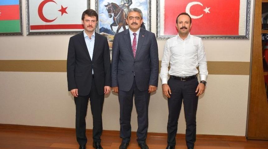 Kuyucak Ve Yenipazar Kaymakamlarından Başkan Alıcık&rsquo;a Veda Ziyareti