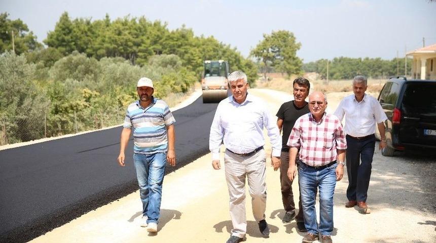 Serik Belediyesi&rsquo;nden Asfaltlama &Ccedil;alışması