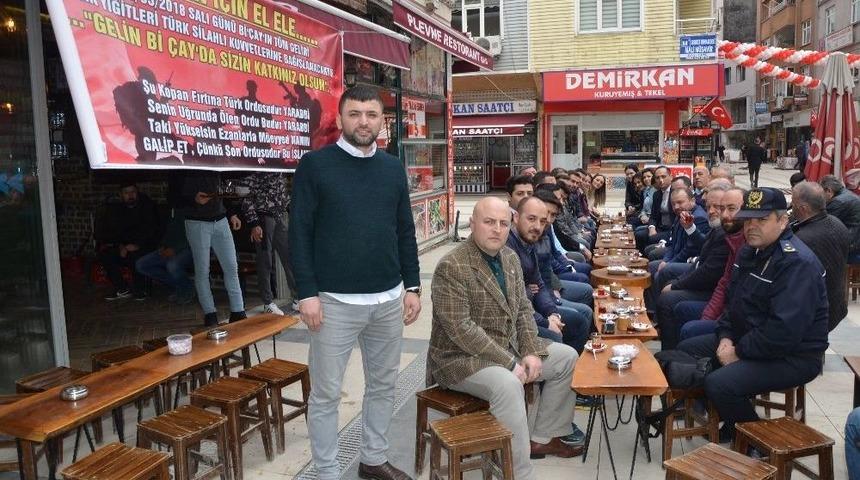 Fatsalı &Ccedil;aycı Bir G&uuml;nl&uuml;k Hasılatını Afrin&rsquo;e Bağışladı