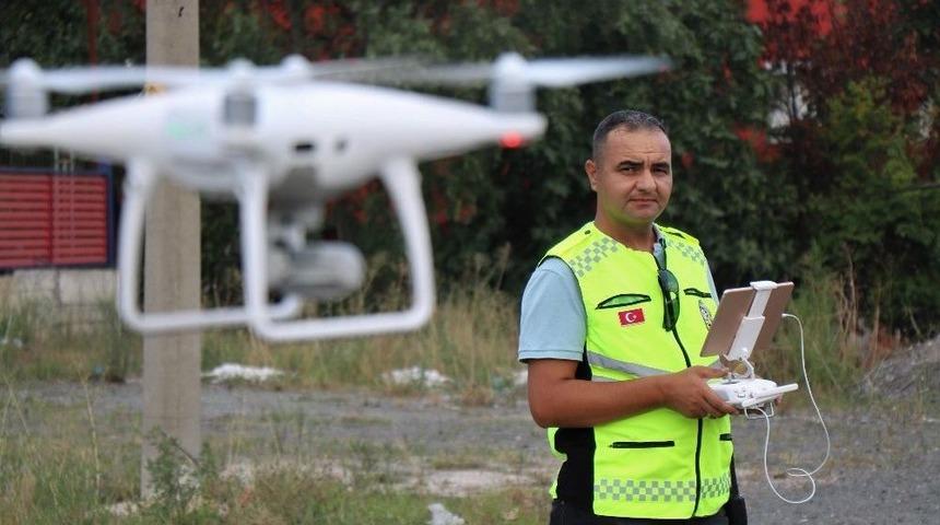 Bayram Öncesi Yollarda Drone İle Uygulama