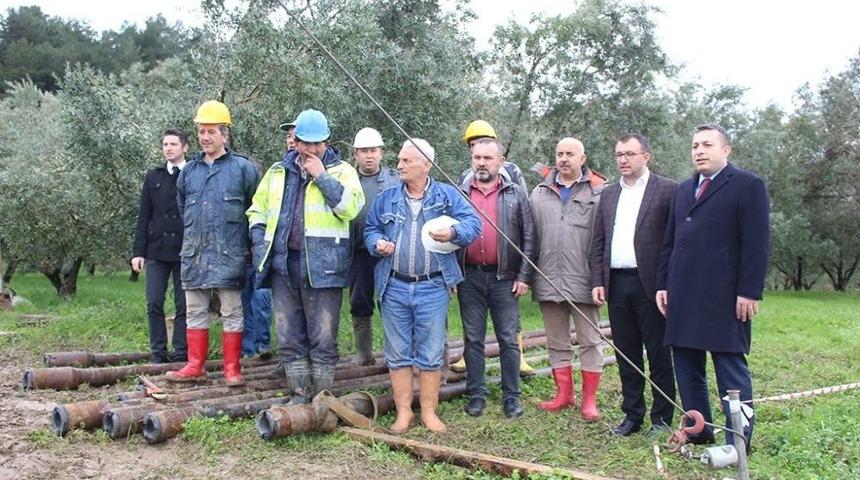 Umurbey&rsquo;in Derin Su Kuyusu Projesi G&ouml;r&uuml;c&uuml;ye &Ccedil;ıktı